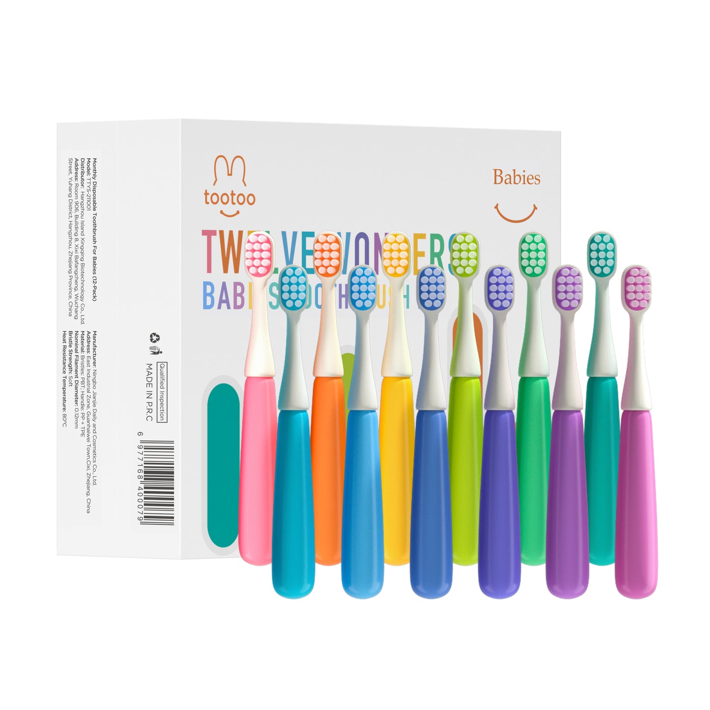 Twelve Wonders Toothbrush Kit For Babies 1-3 years