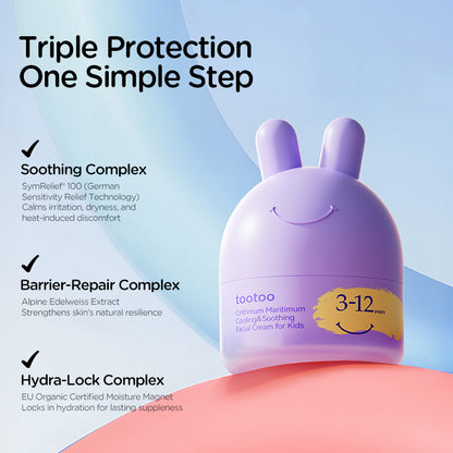 Kids Crithmum Maritimum Cooling & Soothing Facial Cream 3-12 years 45g