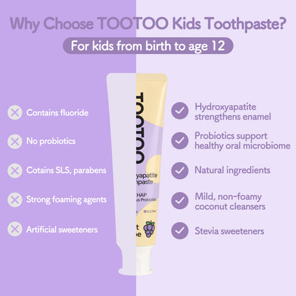 Kids Fluoride‑Free Toothpaste with Hydroxyapatite 120g