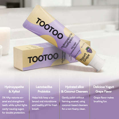 Kids Fluoride‑Free Toothpaste with Hydroxyapatite 120g