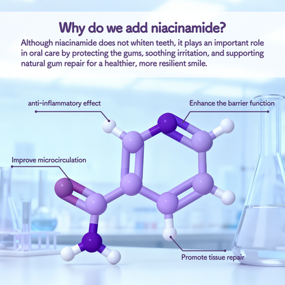 Niacinamide Whitening Toothpaste for Stain Removal 120g