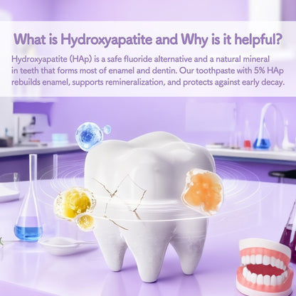 Kids Fluoride‑Free Toothpaste with Hydroxyapatite 120g