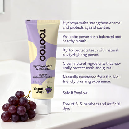 Kids Fluoride‑Free Toothpaste with Hydroxyapatite 120g